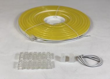 Желтая трубка гибкого трубопровода света прокладки СИД гибкая неоновая для украшения торгового центра
