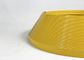 Крышка отделки пластмассы цвета кафе-бара 3D пластиковая алюминиевая желтая для края письма канала высокопрочного