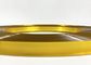 Золотая пластиковая крышка 35 отделки/45 метров для акрилового края письма канала