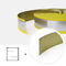 Рука делая 80mm желтое стальное ядр резиновая крышка отделки для на открытом воздухе украшения